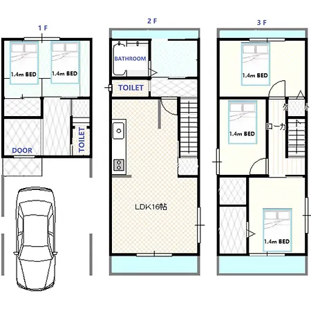Westhouse C 花园町店 Villa Osaka Exterior photo